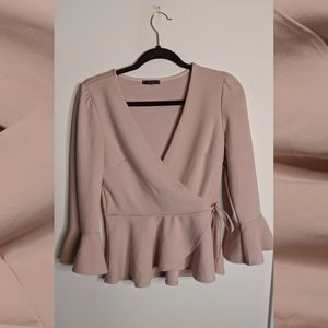 Peplum Top | Mauve